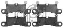 FEBI BILSTEIN 116169 - Brake Pad Set, disc brake Rear Axle PORSCHE