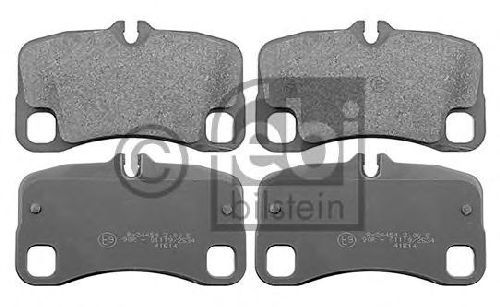 FEBI BILSTEIN 116175 - Brake Pad Set, disc brake Rear Axle PORSCHE