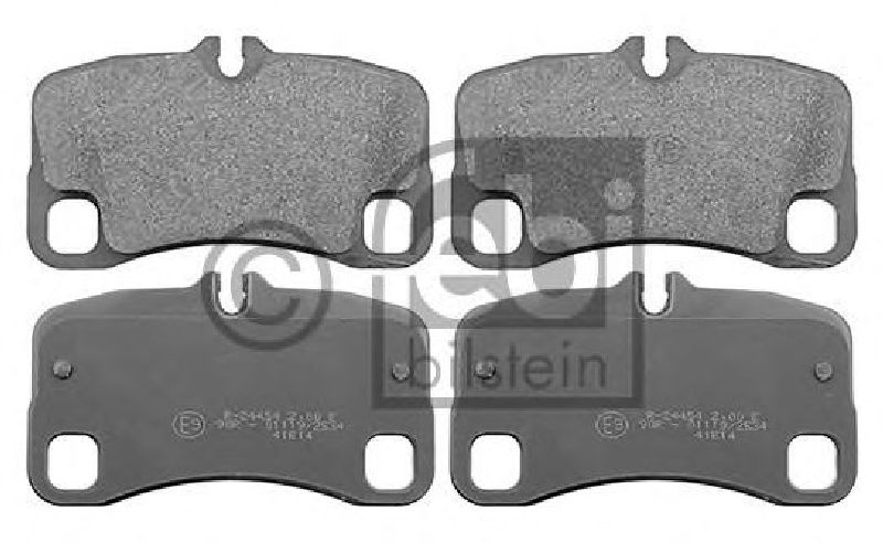 FEBI BILSTEIN 116175 - Brake Pad Set, disc brake Rear Axle PORSCHE