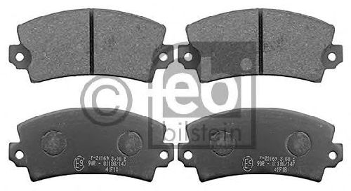 FEBI BILSTEIN 116179 - Brake Pad Set, disc brake Front Axle