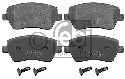 FEBI BILSTEIN 116180 - Brake Pad Set, disc brake Front Axle RENAULT