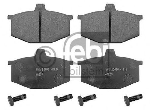 FEBI BILSTEIN 116181 - Brake Pad Set, disc brake Front Axle