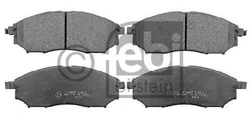 FEBI BILSTEIN 116188 - Brake Pad Set, disc brake Front Axle RENAULT