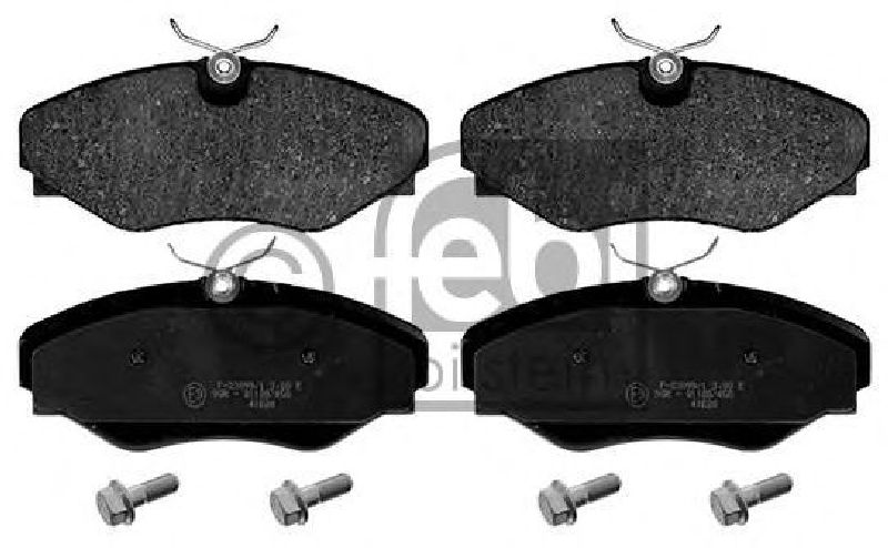 FEBI BILSTEIN 116191 - Brake Pad Set, disc brake Front Axle