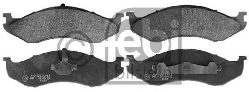 FEBI BILSTEIN 116197 - Brake Pad Set, disc brake Front Axle