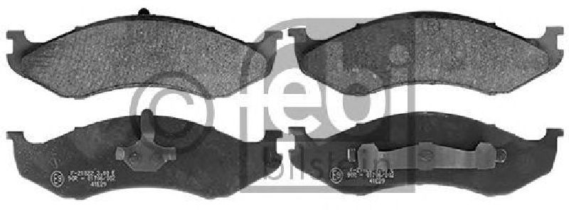 FEBI BILSTEIN 116197 - Brake Pad Set, disc brake Front Axle