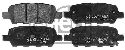 FEBI BILSTEIN 116198 - Brake Pad Set, disc brake Rear Axle RENAULT