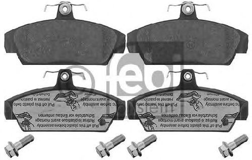 FEBI BILSTEIN 116202 - Brake Pad Set, disc brake Front Axle