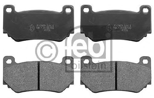 FEBI BILSTEIN 116203 - Brake Pad Set, disc brake Front Axle