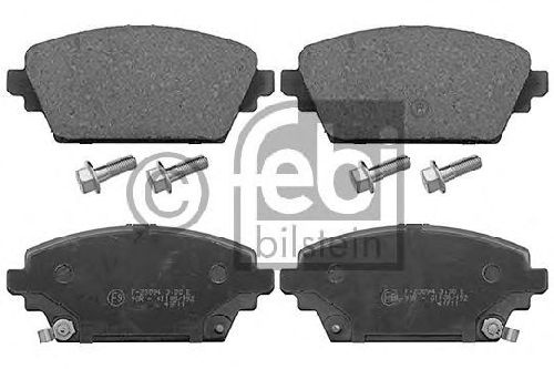 FEBI BILSTEIN 116204 - Brake Pad Set, disc brake Front Axle