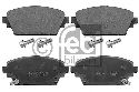 FEBI BILSTEIN 116204 - Brake Pad Set, disc brake Front Axle