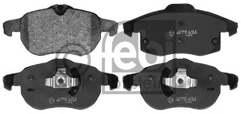 FEBI BILSTEIN 116206 - Brake Pad Set, disc brake Front Axle SAAB