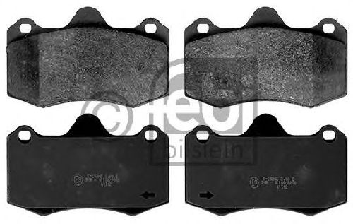 FEBI BILSTEIN 116207 - Brake Pad Set, disc brake Front Axle SEAT