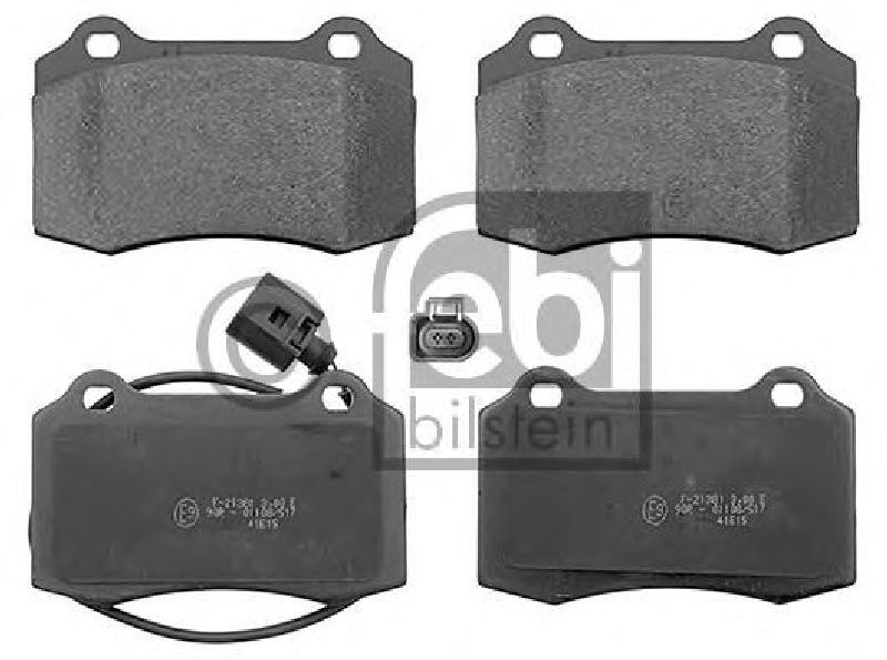 FEBI BILSTEIN 116208 - Brake Pad Set, disc brake Front Axle