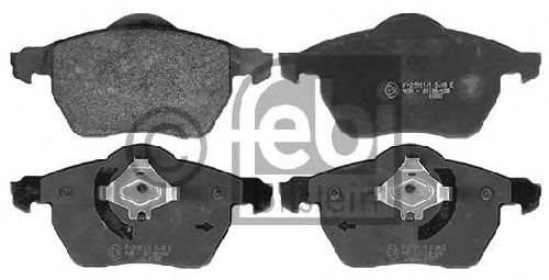 FEBI BILSTEIN 116213 - Brake Pad Set, disc brake Front Axle