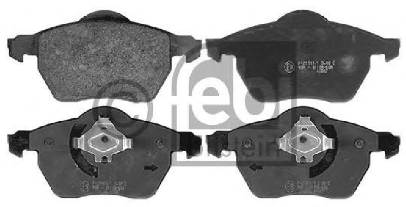 FEBI BILSTEIN 116213 - Brake Pad Set, disc brake Front Axle