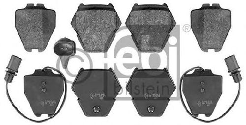 FEBI BILSTEIN 116218 - Brake Pad Set, disc brake Front Axle