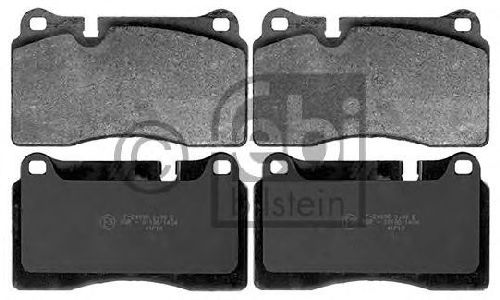 FEBI BILSTEIN 116219 - Brake Pad Set, disc brake Front Axle VW, AUDI, SEAT
