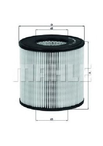 LX 1464 KNECHT 76631261 - Air Filter TOYOTA