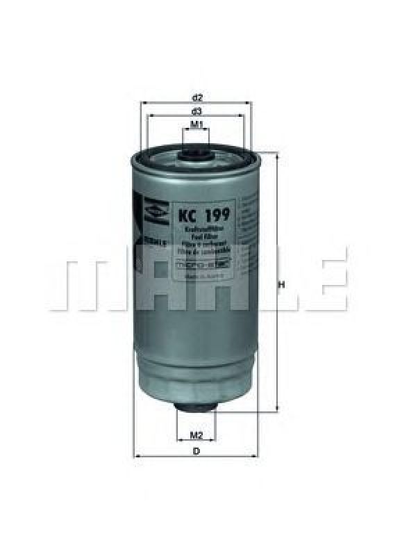 KC 199 KNECHT 76832232 - Fuel filter