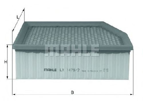 LX 1479/2 KNECHT 70536068 - Air Filter VW