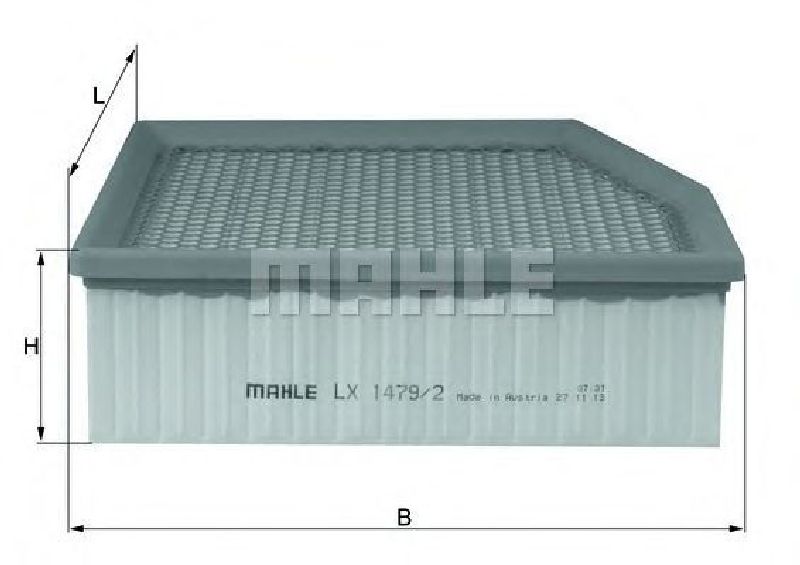 LX 1479/2 KNECHT 70536068 - Air Filter VW