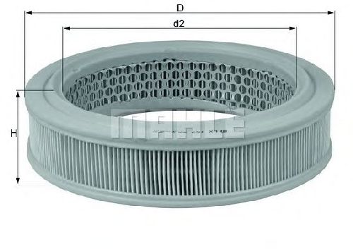 LX 157 KNECHT 77052012 - Air Filter FIAT, ZASTAVA