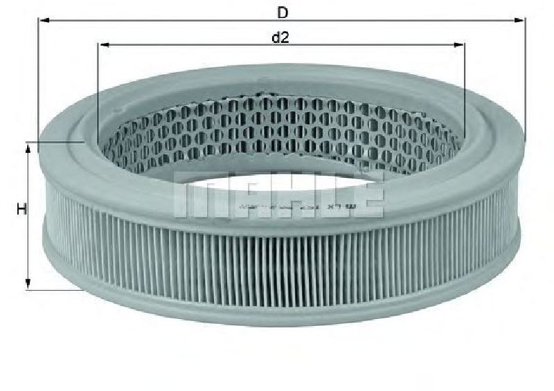 LX 157 KNECHT 77052012 - Air Filter FIAT, ZASTAVA