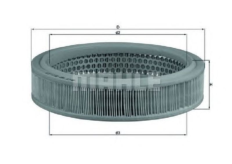 LX 160 KNECHT 77716384 - Air Filter ZAZ, ISH