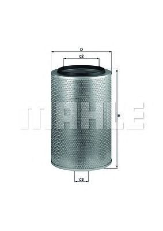 LX 1606 KNECHT 76671283 - Air Filter MERCEDES-BENZ, SETRA