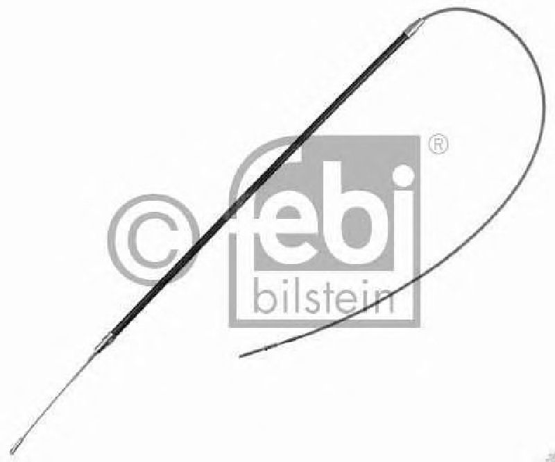 FEBI BILSTEIN 12302 - Cable, parking brake Left Rear | Right Rear