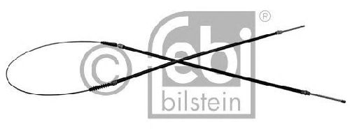 FEBI BILSTEIN 12382 - Cable, parking brake Left Rear | Right Rear