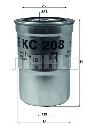 KC 208 KNECHT 76808307 - Fuel filter MITSUBISHI