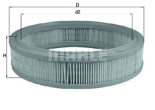 LX 1638 KNECHT 76825913 - Air Filter FIAT