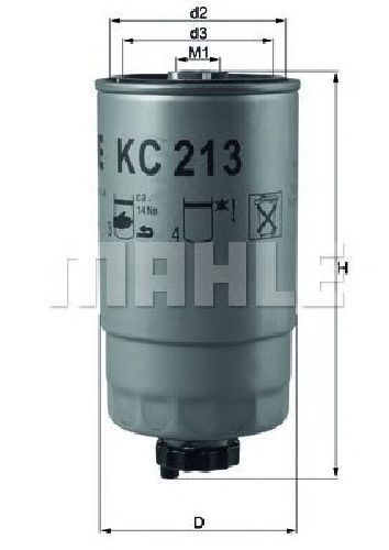 KC 213 KNECHT 70322421 - Fuel filter ALFA ROMEO