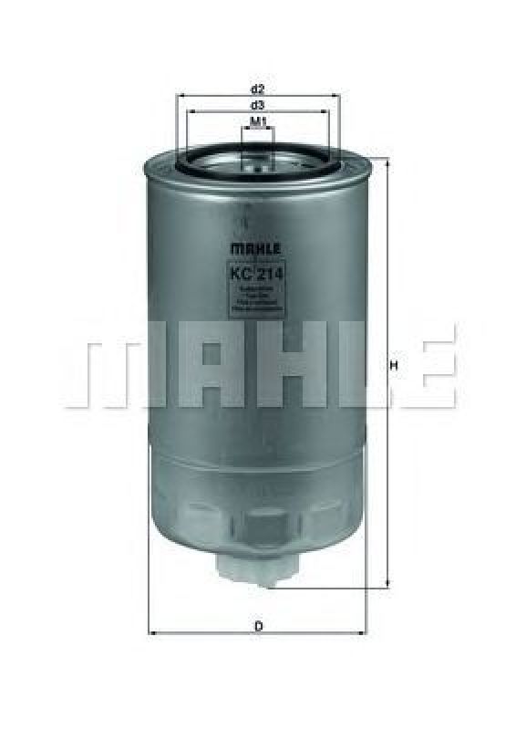 KC 214 KNECHT 70319188 - Fuel filter IVECO, ASTRA, IRISBUS