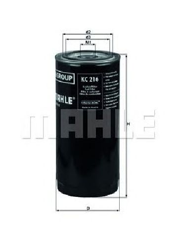 KC 216 KNECHT 70326045 - Fuel filter