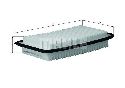 LX 1692 KNECHT 76831598 - Air Filter