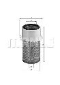 LX 17 KNECHT 77109556 - Air Filter