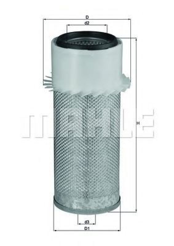 LX 18 KNECHT 77109523 - Air Filter